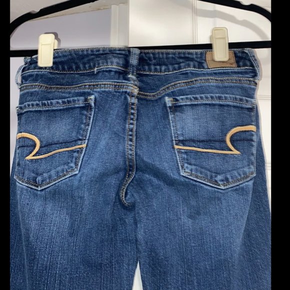 Size 6 X-Long Skinny Stretch Denim Jeans, American Eagle, bottoms, pants - Picture 4 of 10